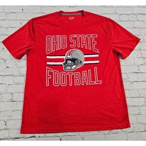 Ohio State Buckeyes Shirt Red Authentic Apparel MENS SIZE 2XL XXL
